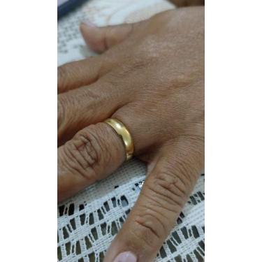 Imagem de Alianças Par 18 Kilates Noivado e Casamento Ouro 18 Kilates 5.50 Grama