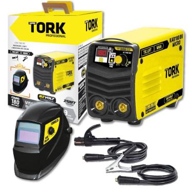 Imagem de Maquina De Solda Kab-180 Super Tork Bivolt + Mascara Tork