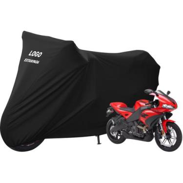 Imagem de Capa De Tecido Helanca Lycra Para Moto Buell 1125r - Mz, Preta