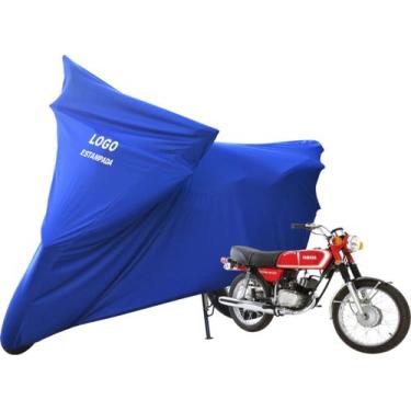 Imagem de Capa De Moto Yamaha RD 50 Sob Medida Com Logo - Mz, Azul