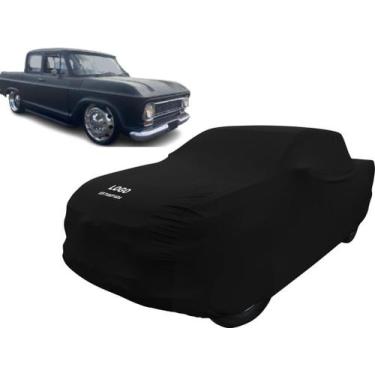 Imagem de Capa Para Camionete Chevrolet A10 D10 C10 Cabine Dupla - Mz, Preta
