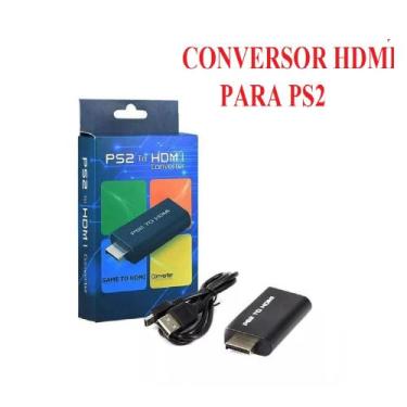 Imagem de Adaptador Conversor Ps2 Play 2 Para Hdmi Tv Monitor - EMB-UTILIT