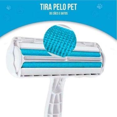 Imagem de Limpador Rolo Removedor De Pelos Pet Cães & Gatos Sofá Roupa Carro 2 M