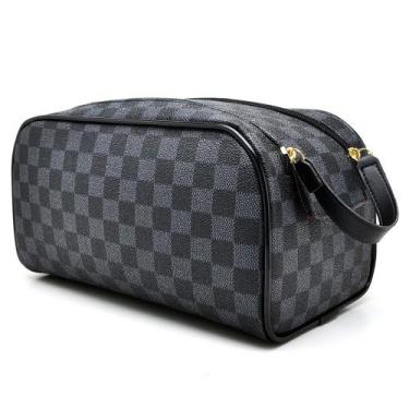 Imagem de Necesserie Bolsa Feminina e Masculina de Mão. - Rosa Helena, Preto