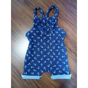 Imagem de Jardineira Infantil Menino e Menina - Santa Lorena, Âncora azul, 4