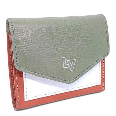 Imagem de Carteira Feminina Pequena De Couro Le Voyage Cartões Moedas