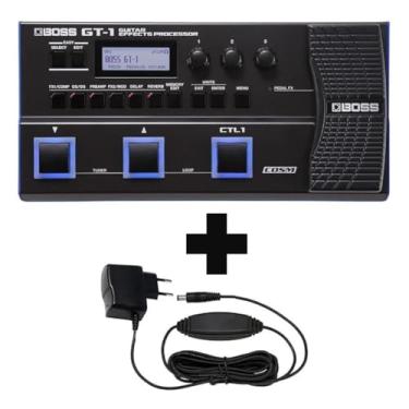 Imagem de Pedaleira Multiefeitos para Guitarra Boss GT-1, com Fonte de Alimentação BOSS PSA-120ZS Original