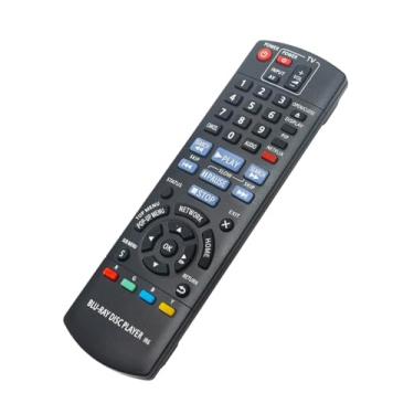 Imagem de ALLIMITY Controle remoto de substituição N2QAYB000575 compatível com gravador Blu-Ray Panasonic BD-Video DMP-MST60 DMP-MS10 DMP-BDT210 DMP-BD75 DMP-BD755 DMP-BDT110 DMP-BDT215 DMP-BDT310
