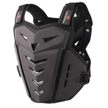 Imagem de RIDBIKER Colete de Armadura para Motocicleta Equipamento de Proteção para Bicicleta de Sujeira, Protetor de Peito Engrenagem de Motocross Protetor de Costas de Peito para Motocicleta para Homens Equip