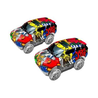 Imagem de Conjunto de Brinquedos de Trem e Dinossauro com Trilhos Flexíveis, 2pc