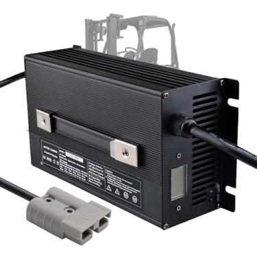 Imagem de Carregador de bateria 48V 25A Carregador de bateria de empilhadeira de 1500W com plugue Anderson de 50A/120A/175A/350A para carregamento de baterias de chumbo-ácido,48v 25a,120A