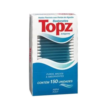 Imagem de Hastes Flexíveis Cotonetes Topz Bastonetes 150 Unidades