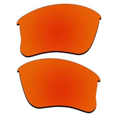 Imagem de Lentes de substituição para óculos de sol Oakley Flak Jacket XLJ com polarização., Fire Red Mirror, standard