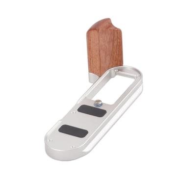 Imagem de SZZCNOX Suporte de metal em L para Leica X1/X2, placa de base de liberação rápida Arca compatível com câmeras Leica X1/X2, com orifício de tripé de 1/10.2 cm-20 e almofadas antiderrapantes (prateado)