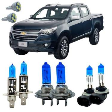 Imagem de Kit Lampadas Super Branca 8500k S10 2017 Em Diante + Led T10 - Cinoy/Q