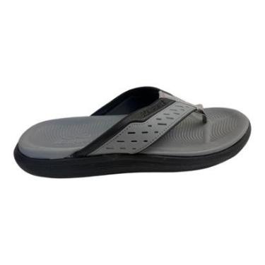 Imagem de Chinelo Masculino Olympikus Dedo Eva Caraiva. Cinza-Masculino