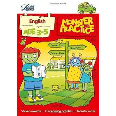 Imagem de Monster Practice - English - Age 3-5 - Book With Stickers