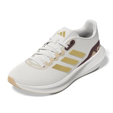 Imagem de Adidas Questar W, tênis de corrida masculino, Branco/dourado metálico/bege mágico, 38