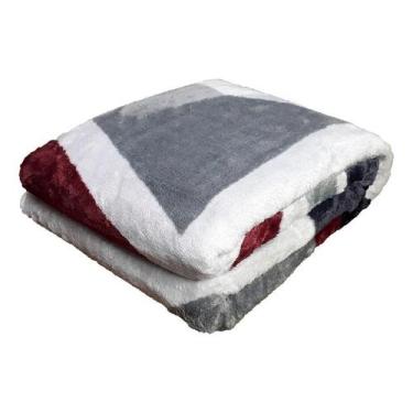 Imagem de Cobertor Jolitex Kyor Plus Casal Cor Cinza Com Design Amalfi -Quentinh