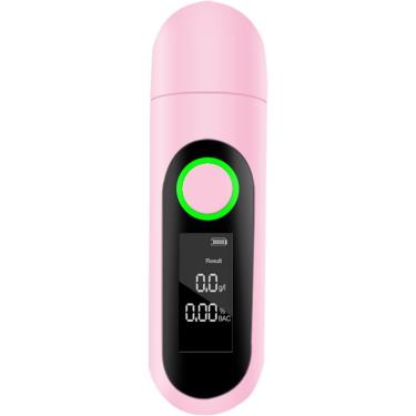Imagem de Testador De álcool, Bafômetro Testador Digital Portátil De álcool No Ar Expirado Testador De álcool De Sopro Sem Contato, Blue