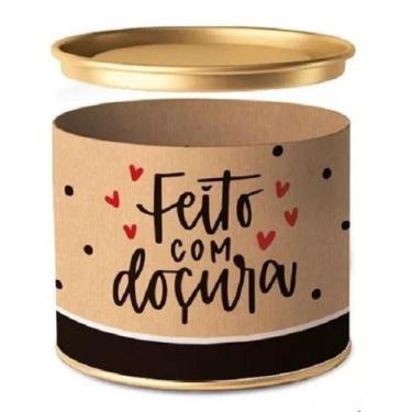 Imagem de Lata Para Bombons 7x10cm - Cromus, Feito com doçura