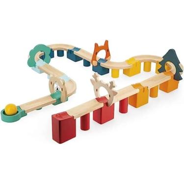 Imagem de Minha Primeira Pista de Bolinhas com 44 Peças em Madeira - Janod