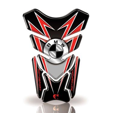 Imagem de Protetor De Tanque Adesivo Moto Bmw -Motosport Vermelho