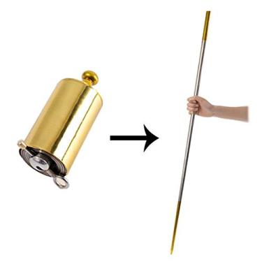 Imagem de Enjoyer 43inch Metal Appearing Cane Magic Wand for Professional Magician Stage Close-up Magic Trick Magic Accessories