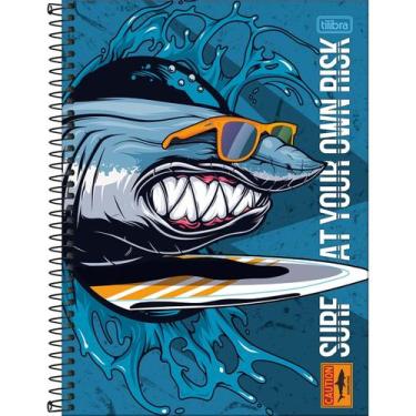 Imagem de Caderno Espiral Capa Dura Universitário Connect 16 Matérias 4-Fun 256 