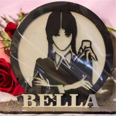 Imagem de centro de mesa wandinha 10 peças - personalizadoslaser