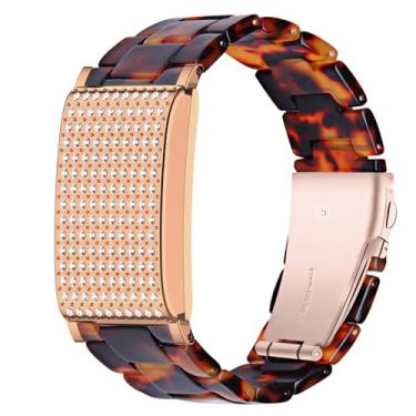 Imagem de Pulseira de relógio de resina compatível com Whoop 5.0 Life MG/ 5.0 Peak/5.0 One/Whoop 4.0, pulseira de substituição de resina ultraleve, respirável, impermeável, tamanho ajustável, fácil instalação