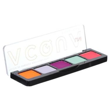 Imagem de Paleta de Sombras Cores Vibrantes brilho intenso multi funcional Acqua