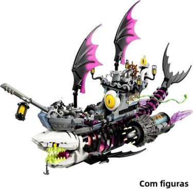 Imagem de Blocos De Construção Da Série Sonho Infantil, Tubarão, Navio, Tartarug