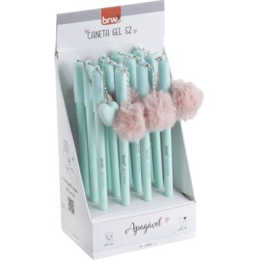 Imagem de Caneta Divert Gel, S2, Apagável, 0,7mm, 2 Modelos, Embalagem com 12, BRW