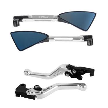 Imagem de Kit Manete Esportivo Espelho Retrovisor Tomok Moto Honda Pcx - Off Rac