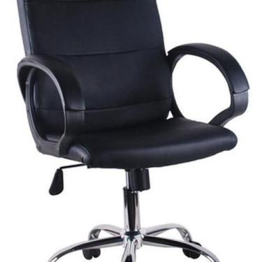 Imagem de Cadeira De Escritório Office Giratória 116X63X62Cm Black - Brazil Home