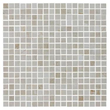 Imagem de Pastilha de Pedra Natural Crema Marfil 1,5X1,5 Placa 30X30cm - 1314004