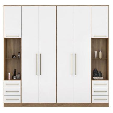 Imagem de Quarto De Casal Irlanda Ambiente 6 Amêndola Branco - Demartêz