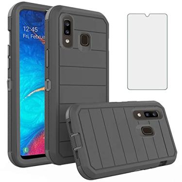 Imagem de Asuwish Capa de telefone para Samsung Galaxy A20 A30 A50 com protetor de tela e capa de celular híbrida à prova de choque acessórios de proteção Gaxaly M10s A50S A30S A 30 50 50S 30S 20A S50 50A