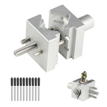 Imagem de HUBEST Mini torno de precisão, torno de mesa multifuncional, faça você mesmo, grampo fixo, ferramenta de remodelação para suporte de colorir, ferramenta de fixação de polimento de artesanato DIY