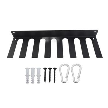 Imagem de QANYEGN Rack de armazenamento de academia, engrenagens de treino racks de armazenamento de cabide paredes, gancho de ginástica gancho cabide de rack para bandas de exercícios Barra