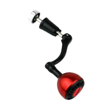 Imagem de Dynwave Substituição de cabo de carretel de pesca giratório faça você mesmo, equipamento prático e ergonômico para esportes ao ar livre, mulheres, homens, Vermelho E Pequeno