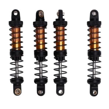 Imagem de ZJchao RC Metal Choque Motor Dampers Double Seção Spring Alloy 1/10 Kit de Atualização de Carro RC Carro (Ouro)