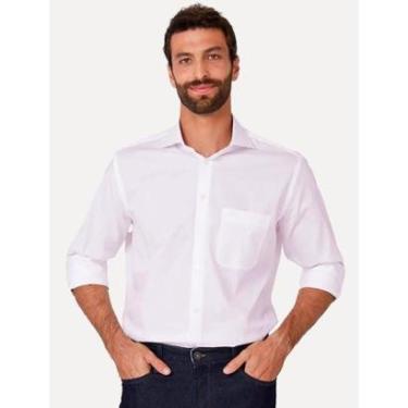 Imagem de Camisa Dudalina Masculina Comfort Tricoline Lisa Rosa Claro-Masculino