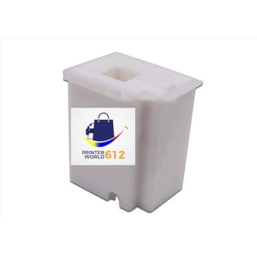 Imagem de PRINTERWORK612 Substituição para almofada de tinta residual compatível com impressoras Epson ECOTAN ET-2800 ET-2803 ET-2720 ET-2711 ET-4700 L3110 L3210 L3150 L3250 etc. Caixa de manutenção com esponja