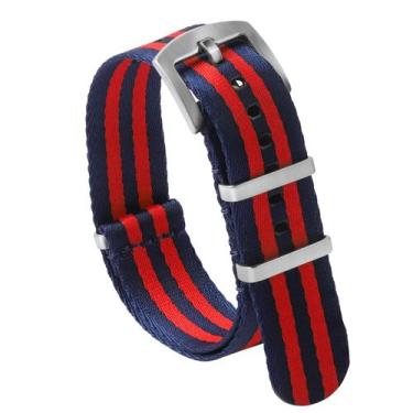 Imagem de Substituição da pulseira de nylon Watchdives 20 mm multicolorida