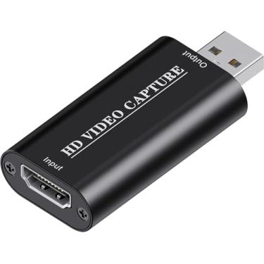 Imagem de VIXLW 4K HDMI Video Capture Card, 1080P HDMI to USB 2.0 External Cam Link for Streaming, Gaming, Video Conference, Game Capture Card Adapter Compatible with Windows, Mac, Switch, Xbox, OBS [Windows]