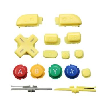 Imagem de Novo Conjunto Completo De Botões D Pad a B X Y L R ZL ZR Home Power Pa