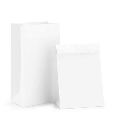 Imagem de Lancheira de papel Dream Kraft White 1,8 kg 100 unidades - BagDream