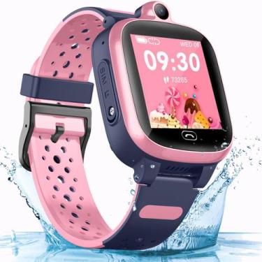 Imagem de Relógio inteligente GPS TEZILON Kids 4G Worldwide Waterproof